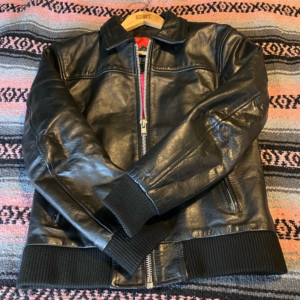 Straight To Hell Belmont Leather Jacket 36